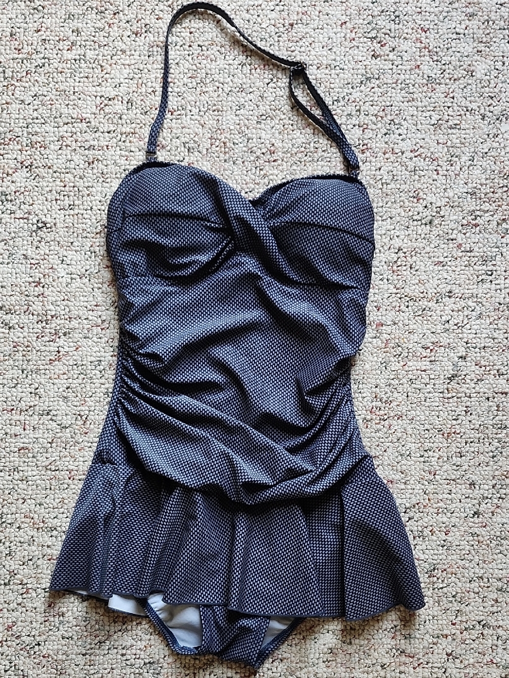 Bathing  Suit , One Shore Shapes Sz 8 One Piece, Vintage Style